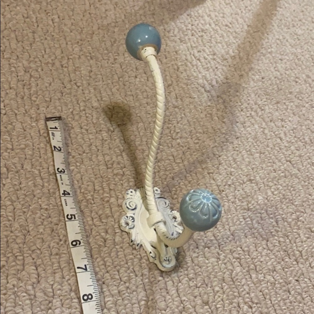 Wall Hook Distressed Shabby Chic EUC